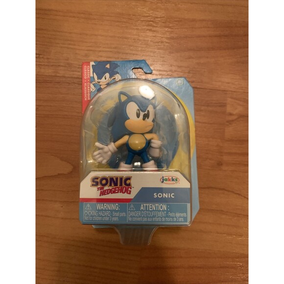 Classic Sonic The Hedgehog Mini Action Figure Toy Jakks Pacific 2.5" - Picture 1 of 8